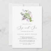 Rustige Lila Sip en Zie Kaart (Voorkant)