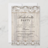 Rustige lobby & wood Bachelorette Party Kaart (Voorkant)