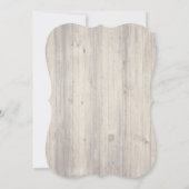 Rustige  lobby & wood Bachelorette Party Kaart (Achterkant)