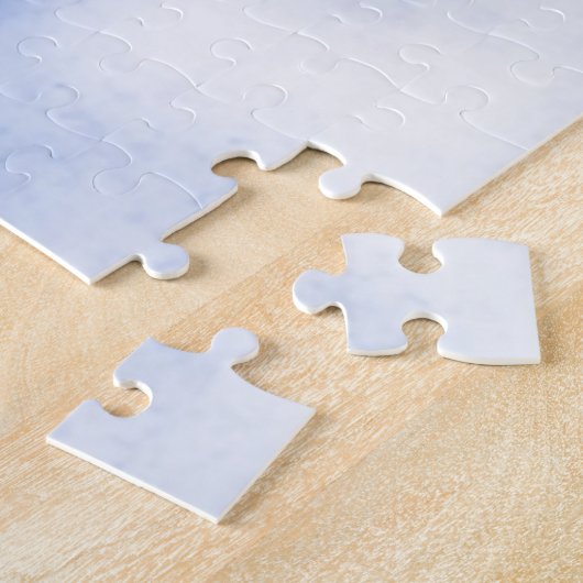 Rustige Log Cabin Full Moon Legpuzzel (Zijkant)