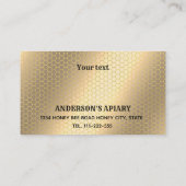 rustige logo bijen visitekaartje (Achterkant)