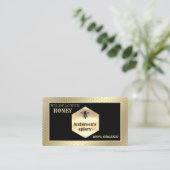  rustige logo bijen visitekaartje (Staand voorkant)