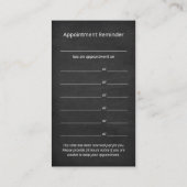 Rustige logo van hondenpootprinten visitekaartje (Achterkant)