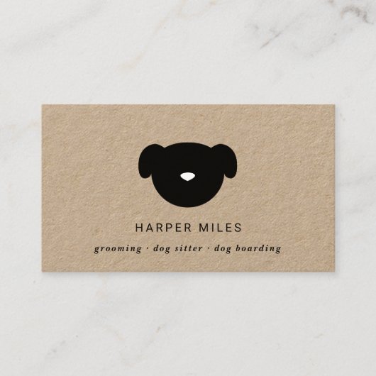 Rustige logo visitekaartje (Voorkant)