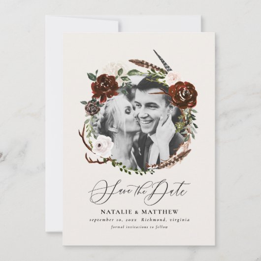 Rustige loof en antler, behalve de datum aankondiging (Voorkant)