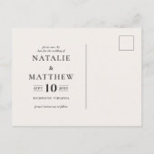 Rustige loof en antler, met uitzondering van de da aankondigingskaart (Achterkant)