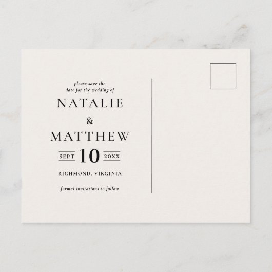 Rustige loof en antler, met uitzondering van de da aankondigingskaart (Achterkant)