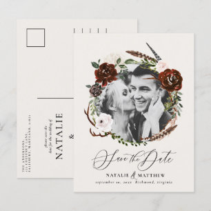 Rustige loof en antler, met uitzondering van de da aankondigingskaart