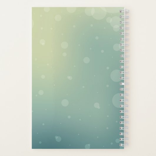 Rustige Lotus Bloom Hardcover Klein Notitieboek (Achterkant)