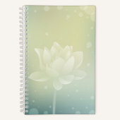 Rustige Lotus Bloom Hardcover Klein Notitieboek (Voorkant)