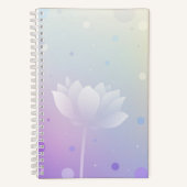 Rustige Lotus Hardcover Klein Notitieboek (Voorkant)