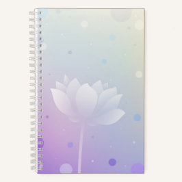 Rustige Lotus Hardcover Klein Notitieboek