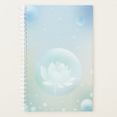 Rustige Lotus Hardcover Kleine Dagelijkse Planner (Voorkant)
