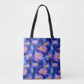 Rustige Lotusbloem Wellness Tote Tas (Voorkant)