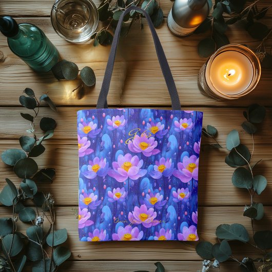 Rustige Lotusbloem Wellness Tote Tas