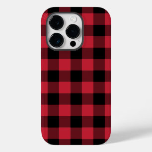 Rustige Lumberjack Red Black Buffalo Check Pset Case-Mate iPhone 14 Pro Hoesje