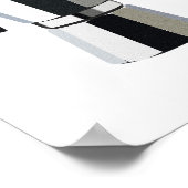 Rustige macchinetta Italiaanse koffieespressokunst Poster (Hoek)