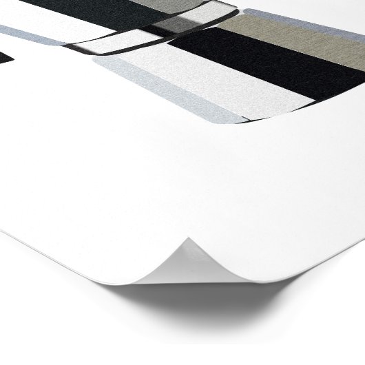 Rustige macchinetta Italiaanse koffieespressokunst Poster (Hoek)