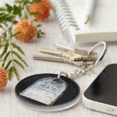 Rustige Mailbox Portret AcrylSleutelhanger Sleutelhanger (Voorkant Rechts)