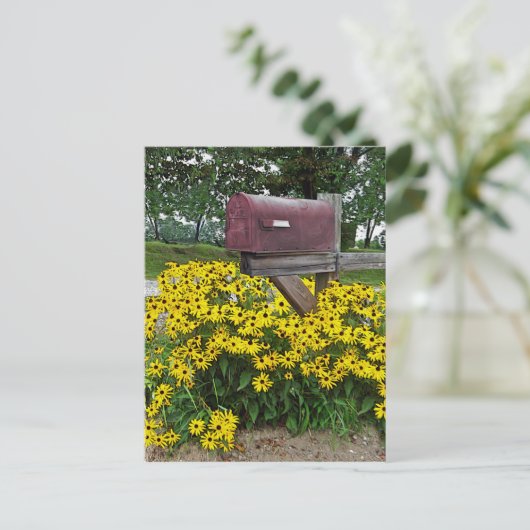 Rustige mailboxkunst briefkaart (Staand voorkant)