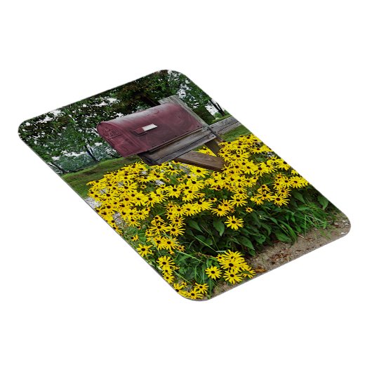 Rustige mailboxkunst magneet (Rechterzijde)