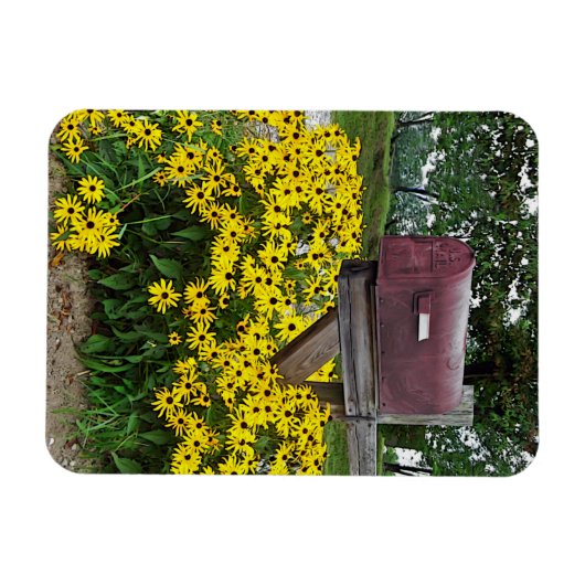 Rustige mailboxkunst magneet (Horizontaal)