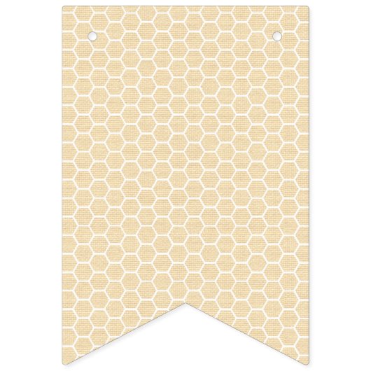 Rustige  mammie tot Baby shower bij bijen Vlaggetjes (Eerste vlag)