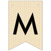 Rustige  mammie tot Baby shower bij bijen Vlaggetjes (Derde vlag)