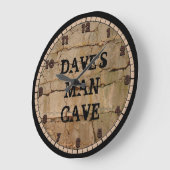 Rustige Man - Aangepaste  Grote Klok (Hoek)