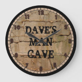 Rustige Man - Aangepaste  Grote Klok (Voorkant)