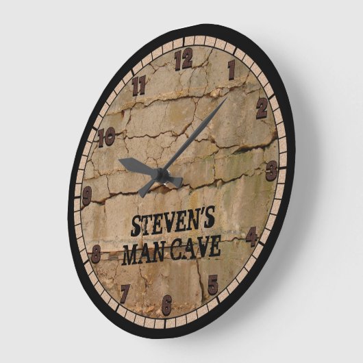 Rustige Man - Aangepaste Grote Klok (Hoek)