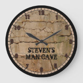 Rustige Man - Aangepaste Grote Klok (Voorkant)