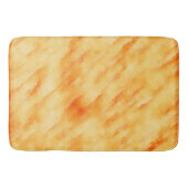 Rustige mango geel zoals getextureerd schilderij badmat (Voorkant)