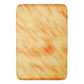 Rustige mango geel zoals getextureerd schilderij badmat (Voorkant Verticaal)