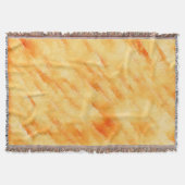 Rustige mango geel zoals getextureerd schilderij deken (Voorkant)
