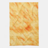 Rustige mango geel zoals getextureerd schilderij theedoek (Verticaal)