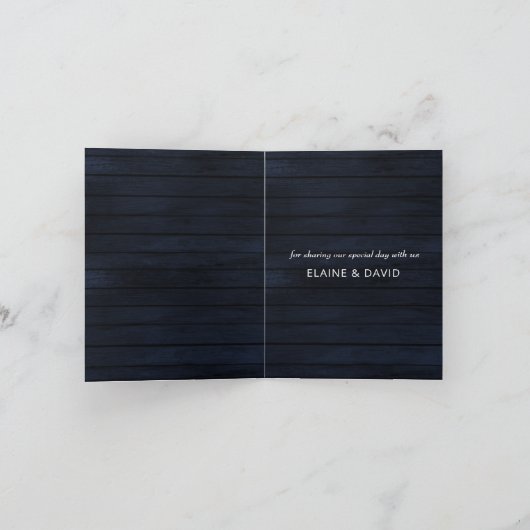 Rustige marine Barn Wood Country Sunflower Dank je (Binnen)