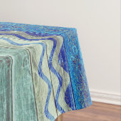 Rustige marineblauw-kustverankeringspunten tafelkleed (Voorbeeld)