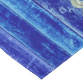 Rustige marineblauw kustvuilnis tafelkleed (Gekanteld)