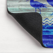 Rustige marineblauw kustzandpiers muismat (Hoek)