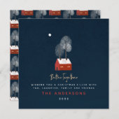 Rustige marineschandalen traditioneel lui kerstfee aankondiging (Voorkant / Achterkant)