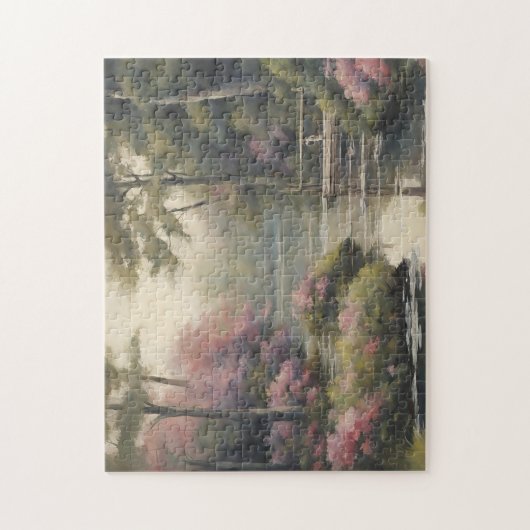 Rustige meer puzzel, 28 cm x 35 cm, 252 stukjes legpuzzel (Verticaal)