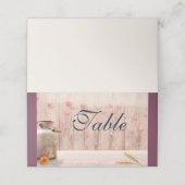 Rustige melk kan een landelijke bruiloft vormen plaatskaartje (Buitenkant ongevouwen)