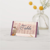 Rustige melk kan een landelijke bruiloft vormen plaatskaartje (Voorkant)