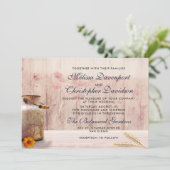 Rustige melk kan met woeste en bloemen kaart (Staand voorkant)