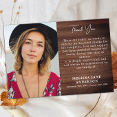 Rustige Memorial Loving Memory Sympathie Funeral Bedankkaart