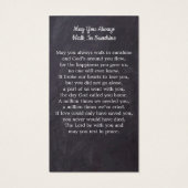 Rustige Memorial Sympathie Funeral Prayer Kaart (Achterkant)