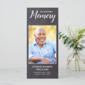 Rustige Memorial Sympathie Poem Funeral Prayer Kaa (Staand voorkant)