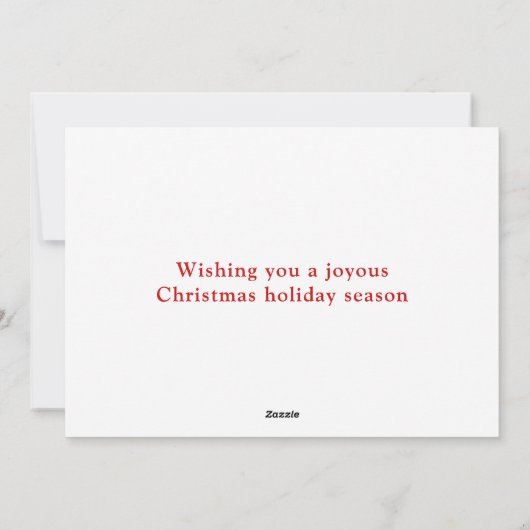 Rustige  Merry Red Boerderij Truck Feestdagenkaart (Achterkant)