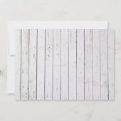 Rustige, met hout omgeven, strandbrak kaart (Achterkant)